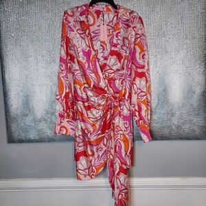 Nichole Lynel Paisley Wrap Dress